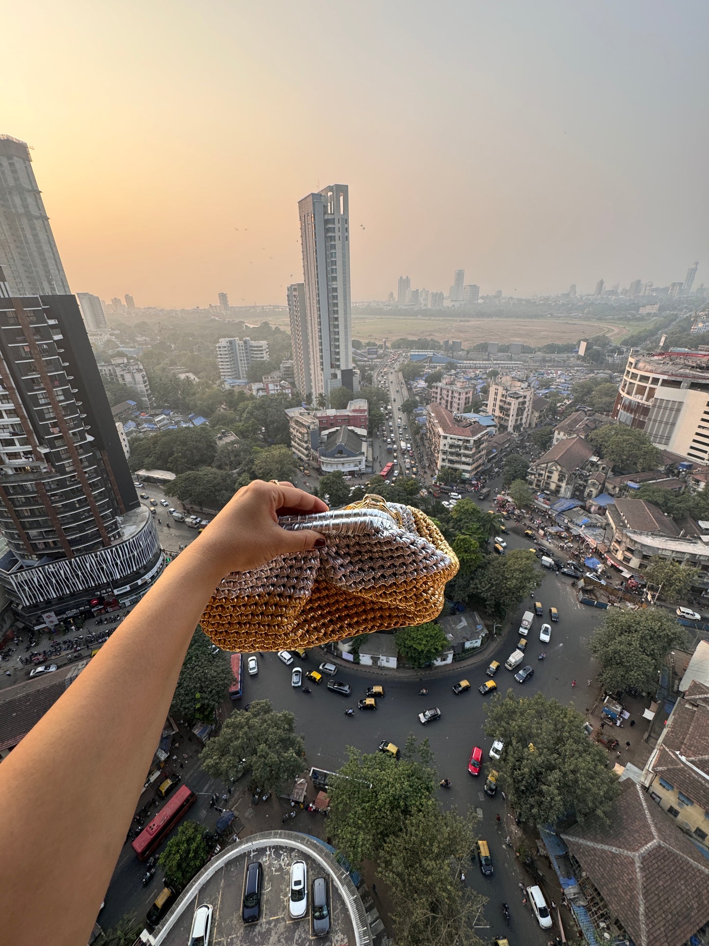 The dhoop chaw crochet bag